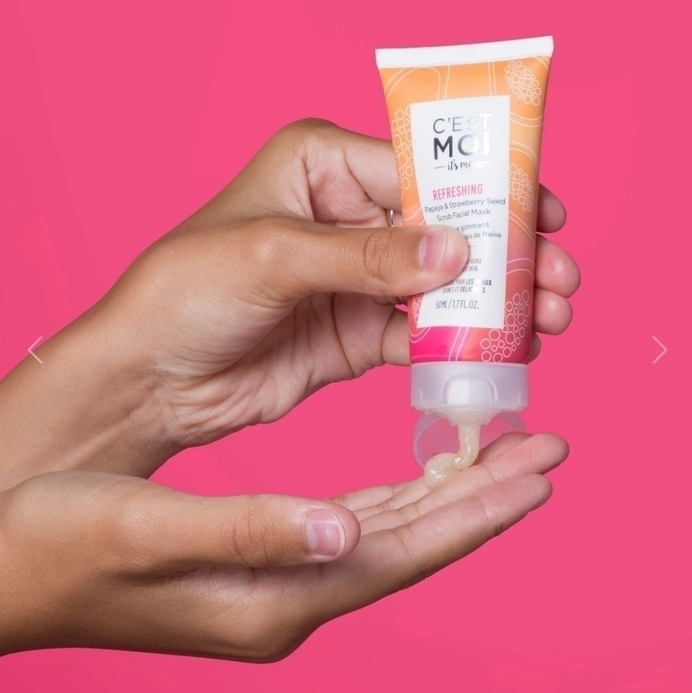 Refreshing Papaya & Strawberry Seed Scrub …